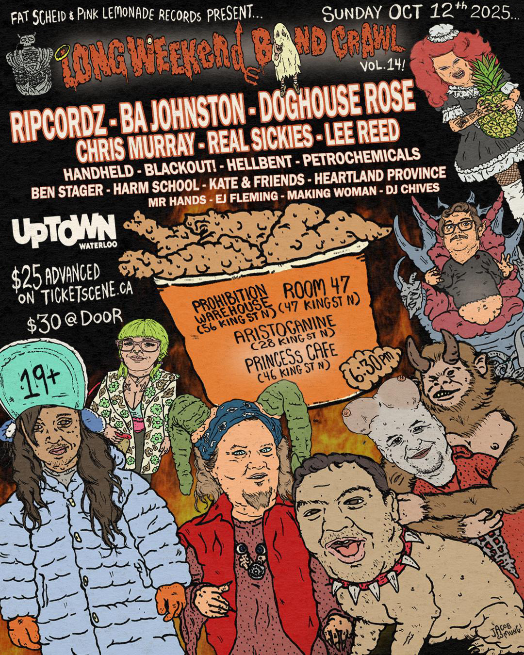 Long Weekend Band Crawl Vol. 14 - October 12 2025