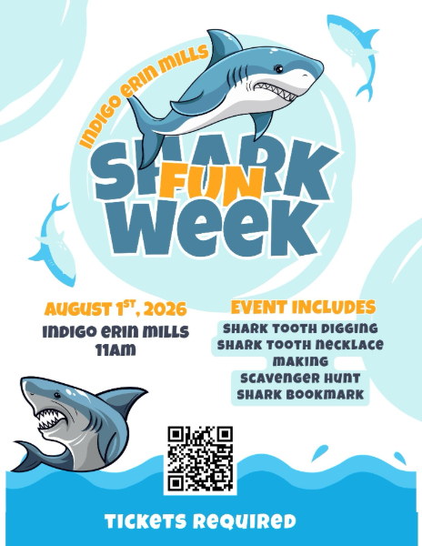 Indigo Erin Mills: Shark Week Event